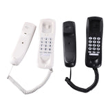 corded wall mount landline telephone with mute and redial