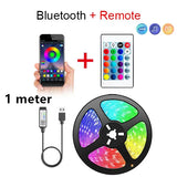 bluetooth app controlled 5050 RGB LED strip lights