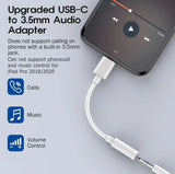 USB C to 3.5mm aux audio adapter