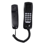 corded wall mount landline telephone with mute and redial