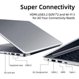 15.6 inch laptop i7-1165G7 32GB RAM 2TB SSD German keyboard