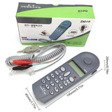 battery-free corded test telephone with caller ID