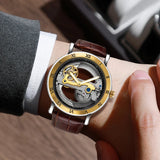 golden bridge skeleton automatic men's 