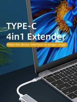 USB-C to USB 3.0 4 port hub