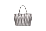 chic PU leather tote bag for women