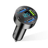4 port USB C fast car charger 