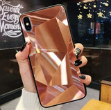 Chic 3D Diamond Mirror Case for iPhones IllumniWave