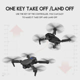foldable 4K dual camera RC drone 