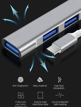 USB-C to USB 3.0 4 port hub