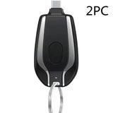 1500mAh wireless keychain power bank