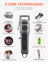 Kemei Men's Precision Electric Trimmer IllumniWave