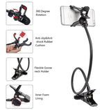 Adjustable Gooseneck Phone Stand for Bed and Desk IllumniWave