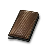 carbon fiber RFID blocking men's wallet