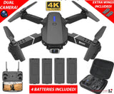 foldable 4K dual camera RC drone 