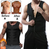 men's neopresne waist trainer vest 