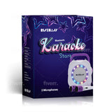 kids karaoke machine with 2 microphones