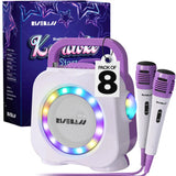 kids karaoke machine with 2 microphones