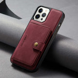 magnetic wallet phone case for iPhone