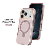 iPhone 17 Pro magnetic case with 360 rotating stand