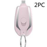 1500mAh wireless keychain power bank