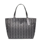 chic PU leather tote bag for women