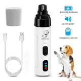 LED electric pet nail grinder for cats and dogs