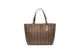 chic PU leather tote bag for women