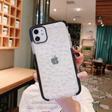 3D diamond pattern TPU iPhone case