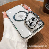 ElectroPlated iPhone 15 Pro Max Case with Stand IllumniWave