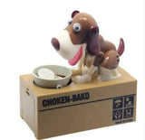 interactive dog coin bank 