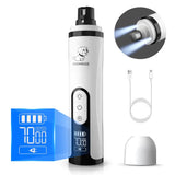 LED electric pet nail grinder for cats and dogs