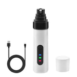 LED electric pet nail grinder for cats and dogs
