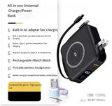 5 in 1 magnetic wireless charger power bank