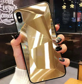 Chic 3D Diamond Mirror Case for iPhones IllumniWave