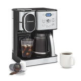 Cuisinart 2-in-1 12-cup and single-serve coffee maker