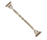 diamond stainless steel Apple Watch strap