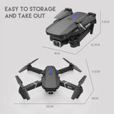 foldable 4K dual camera RC drone 
